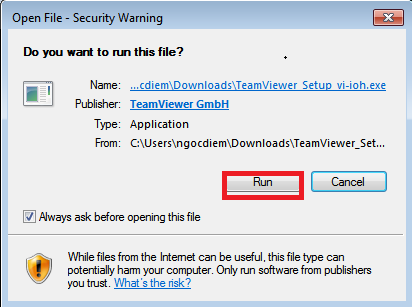 Hướng dẫn cài đặt và sử dụng teamviewer