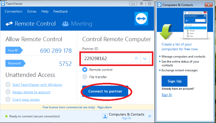 Hướng dẫn cài đặt và sử dụng teamviewer